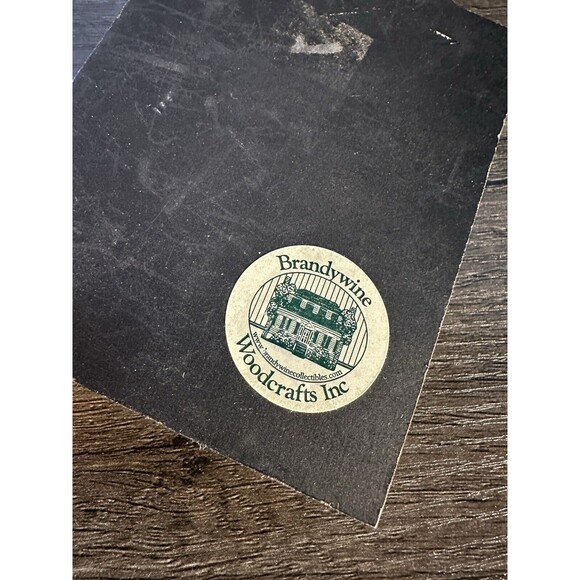 Brandywine Woodcrafts 1994 "Coffee Shoppe" Collectible Shelf Sitter - Picture 4 of 10